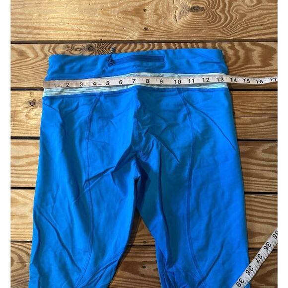Lululemon Crop Leggings Size 6 Women’s Blue - Picture 6 of 7